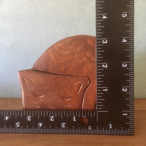 Accents Nwot Wooden Cat Puzzle Box Poshmark